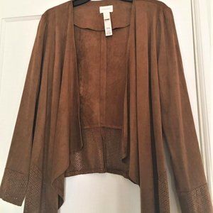 Chico's Faux Suede Jacket